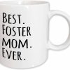 Best Foster Mom Ever Coffee Mug Gift for Foster Mom from Kids, Mothers Day Birthday Gift