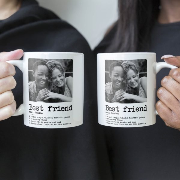 Best Friend Definition - Personalized Photo Mug