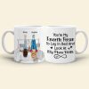 Best Friend, You're My Favorite Person, Personalized Mug, Friends Lying Feet Up Mug, Gift For Friends