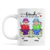 Best Friends Forever Cool Old Ladies Gift For Besties Personalized Mug