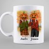 Best Friends Sisters Pumpkin Head In The Forest Personalized Mug