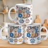 Best Fur Dad Ever - Dog & Cat Personalized Custom 3D Inflated Effect Printed Mug - Father's Day, Gift For Pet Owners, Pet Lovers