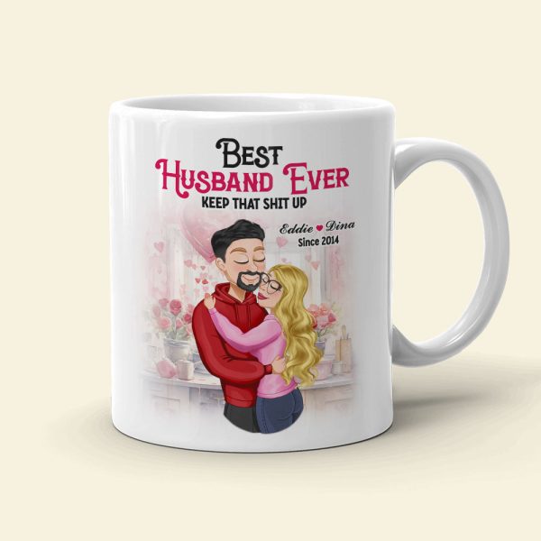 Best Husband Ever, Personalized Coffee Mug, Romantic Gift For Husband