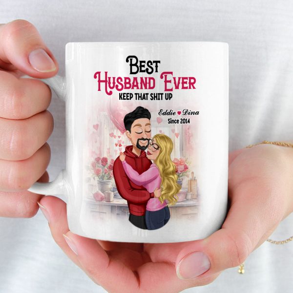 Best Husband Ever, Personalized Coffee Mug, Romantic Gift For Husband