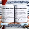 Best Husband Supportive Partner Mug - Personalized Custom Coffee Mug - HSB019_MG