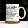 Best Husband Supportive Partner Mug - Personalized Custom Coffee Mug - HSB019_MG