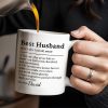 Best Husband Supportive Partner Mug - Personalized Custom Coffee Mug - HSB019_MG