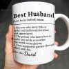 Best Husband Supportive Partner Mug - Personalized Custom Coffee Mug - HSB019_MG