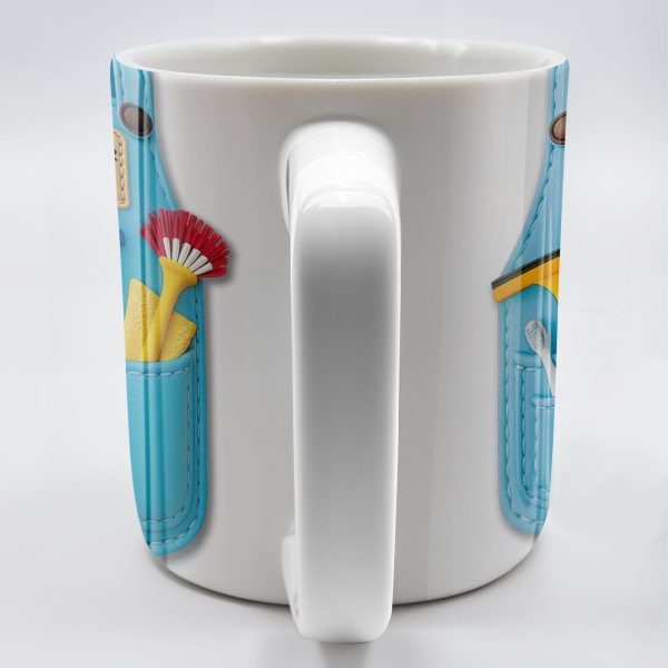 Best Janitor Ever With Janitorial Tools - Personalized Custom Coffee Mug - JBS003_MG