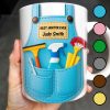 Best Janitor Ever With Janitorial Tools - Personalized Custom Coffee Mug - JBS003_MG