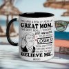 Best Mom Coffee Mug Gift for Mom from Daughter Son Kids Husband, Birthday Mother's Day Christmas Gift Idea