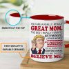 Best Mom Ever Coffee Mug for Mother Mommy Mama Appreciation Gift, Gift for Mom from Daughter Son Kids Husband, Birthday Mothers Day Christmas Gift
