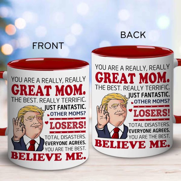 Best Mom Ever Coffee Mug for Mother Mommy Mama Appreciation Gift, Gift for Mom from Daughter Son Kids Husband, Birthday Mothers Day Christmas Gift