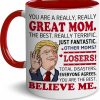 Best Mom Ever Coffee Mug for Mother Mommy Mama Appreciation Gift, Gift for Mom from Daughter Son Kids Husband, Birthday Mothers Day Christmas Gift