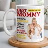 Best Mommy Born To Nurture Love Patience - Personalized Custom Coffee Mug - MOM143_MG