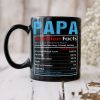 Best Papa Ever Gift 01DNPO210423 Personalized Family Black Mug