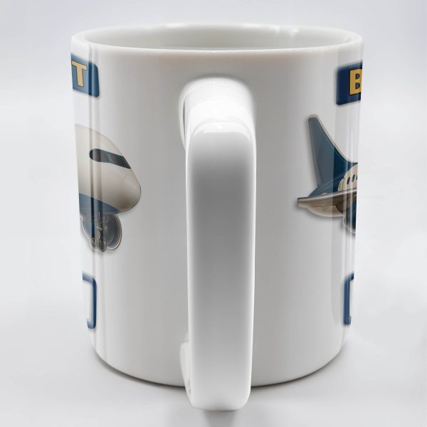 Best Pilot Airplane Design - Personalized Custom Coffee Mug - FAM373_MG