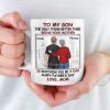 Best Son Best Dad - Family Personalized Custom 3D Inflated Effect Printed Mug - Father's Day, Gift For Son