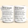 Best Team - Coworker Appreciation Thank You Gifts For Employee - Personalized Mug