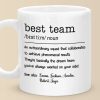 Best Team - Coworker Personalized Custom Mug - New Arrival, Christmas Gift For Coworkers, Work Friends, Colleagues - AMZ