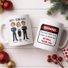 Best Team Ever Cartoon People Design - Personalized Custom Coffee Mug - COL127_MG