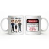 Best Team Ever Cartoon People Design - Personalized Custom Coffee Mug - COL127_MG