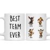 Best Team Ever Coworkers - Personalized Mug - Funny Christmas Gift for Work Besties, Employees