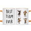 Best Team Ever Coworkers - Personalized Mug - Funny Christmas Gift for Work Besties, Employees