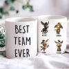 Best Team Ever Coworkers - Personalized Mug - Funny Christmas Gift for Work Besties, Employees
