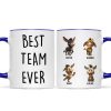 Best Team Ever Coworkers - Personalized Mug - Funny Christmas Gift for Work Besties, Employees