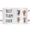 Best Team Ever Coworkers - Personalized Mug - Funny Christmas Gift for Work Besties, Employees