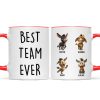 Best Team Ever Coworkers - Personalized Mug - Funny Christmas Gift for Work Besties, Employees