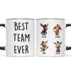 Best Team Ever Coworkers - Personalized Mug - Funny Christmas Gift for Work Besties, Employees