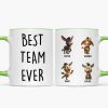 Best Team Ever Coworkers - Personalized Mug - Funny Christmas Gift for Work Besties, Employees