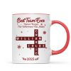 Best Team Ever Crossword - Personalized Mug - Christmas Gift for Co-worker