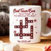 Best Team Ever Crossword - Personalized Mug - Christmas Gift for Co-worker
