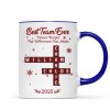 Best Team Ever Crossword - Personalized Mug - Christmas Gift for Co-worker