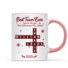Best Team Ever Crossword - Personalized Mug - Christmas Gift for Co-worker