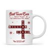 Best Team Ever Crossword - Personalized Mug - Christmas Gift for Co-worker