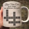 Best Team Ever Crossword - Personalized Mug - Sentimental Gift for Coworkers, Work Besties