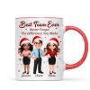 Best Team Ever Never Forget The Difference You Make - Personalized Mug - Christmas Gift For Colleagues, Coworkers, Boss