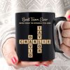 Best Team Ever Never Forget The Difference You Make Crossword Names Puzzle Art - Personalized Mug - Christmas Gift, Appreciation Gift For Colleagues, Coworkers, Boss
