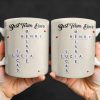 Best Team Ever Scrabble Tiles Heart Design - Personalized Custom Coffee Mug - COL099_MG