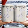 Best Team Ever Scrabble Tiles Heart Design - Personalized Custom Coffee Mug - COL099_MG