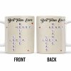 Best Team Ever Scrabble Tiles Heart Design - Personalized Custom Coffee Mug - COL099_MG