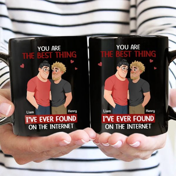 Best Thing Found On The Internet Animate Hugging Couple - Personalized Mug