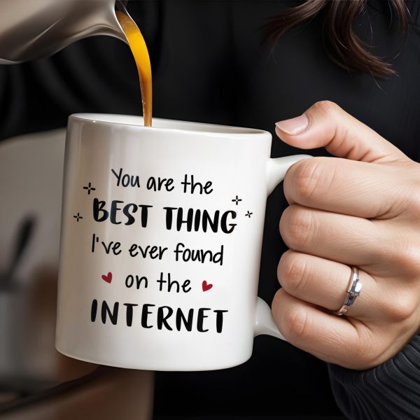 Best Thing Found On The Internet Couple Mug - Personalized Custom Coffee Mug - CPL252_MG