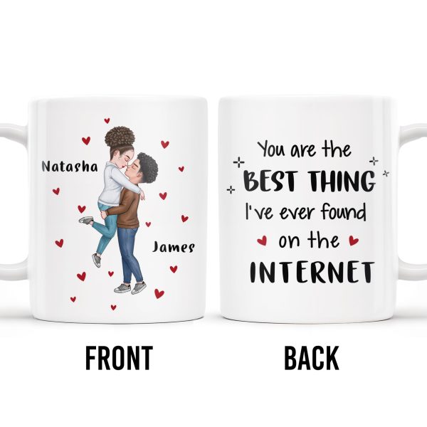 Best Thing Found On The Internet Couple Mug - Personalized Custom Coffee Mug - CPL252_MG