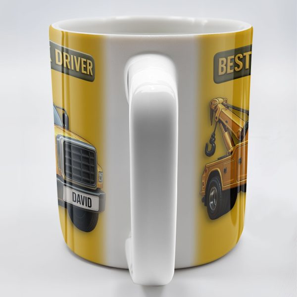 Best Tow Truck Driver - Personalized Custom Coffee Mug - TRUCK002_MG