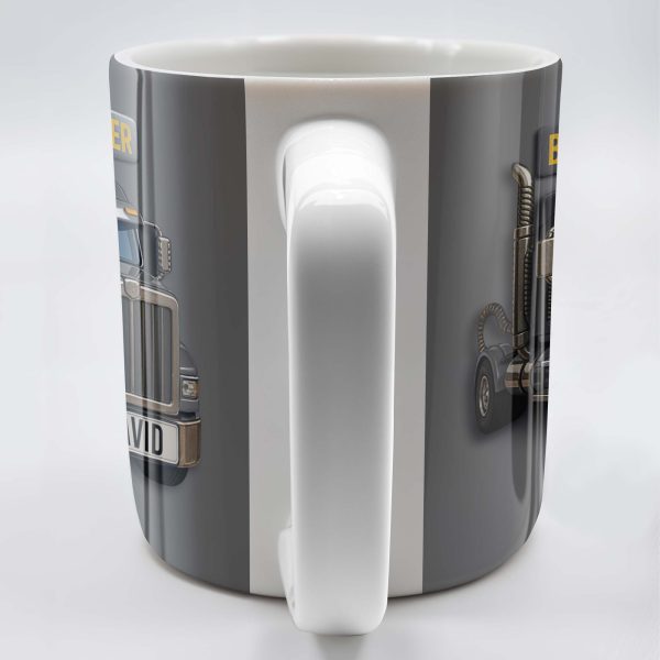 Best Truck Driver, Featuring A Classic Truck - Personalized Custom Coffee Mug - FAM335_MG
